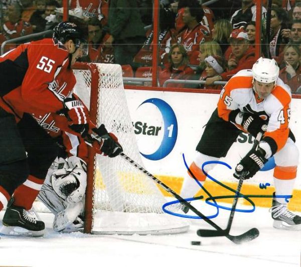 Autographed JODY SHELLEY 8X10 photo - Philadelphia Flyers