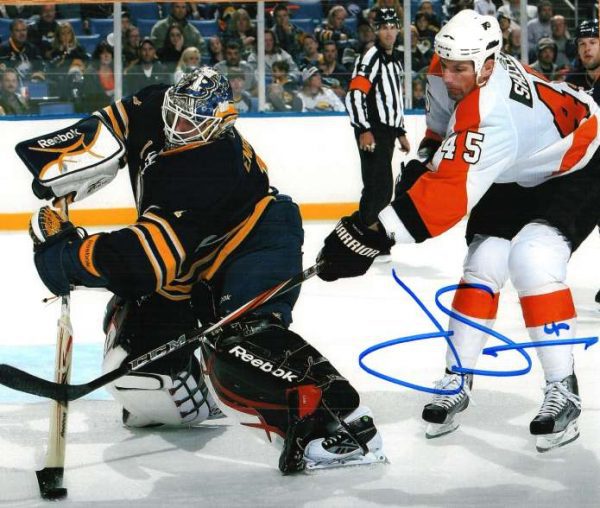 Autographed JODY SHELLEY 8X10 photo - Philadelphia Flyers