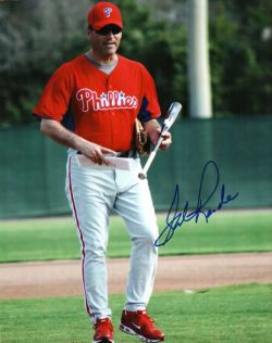AUTOGRAPHED SAL RENDE Photo  Philadelphia Phillies