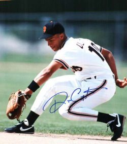 AUTOGRAPHED  ROYCE CLAYTON 8x10 San Francisco Giants Photo