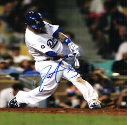 AUTOGRAPHED JUSTIN SELLERS Los Angeles Dodgers photo