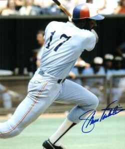 AUTOGRAPHED ELLIS VALENTINE Montreal Expos Photo