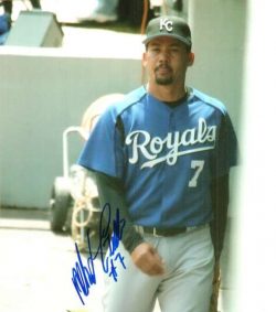 AUTOGRAPHED ALBERT CASTILLO photo KC Royals