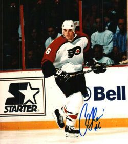 Autographed CHRIS THERIEN 8X10 photo - Philadelphia Flyers
