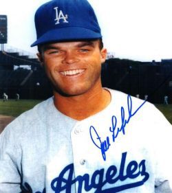 AUTOGRAPHED JIM LEFEBVRE Los Angeles Dodgers photo