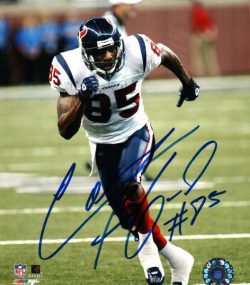 Autographed COREY BRADFORD Houston Texans photo