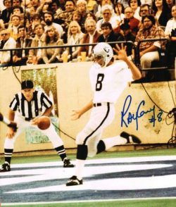 Autographed RAY GUY 8x10  Oakland Raiders photo- PSA