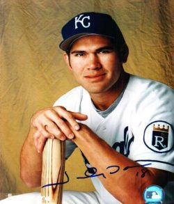 AUTOGRAPHED  photo JOHNNY DAMON  KC Royals
