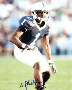 Autographed ANWAR PHILLIPS Penn State Photo