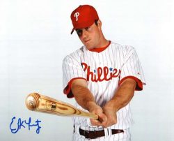 AUTOGRAPHED ERIK KRATZ 8X10 photo  Philadelphia Phillies