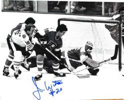 Autographed JIMMY WATSON 8X10  Philadelphia Flyers Photo