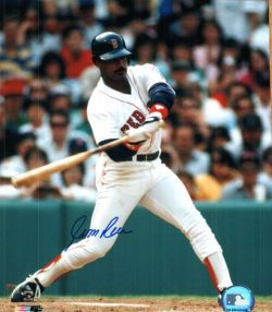 Autographed JIM RICE 8X10 photo BOSTON RED SOX