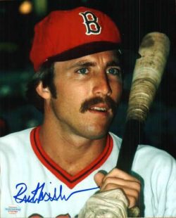 AUTOGRAPHED RICK MILLER 8X10  Boston Red Sox photo