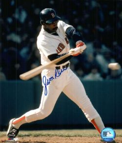 Autographed JIM RICE 8X10 photo BOSTON RED SOX