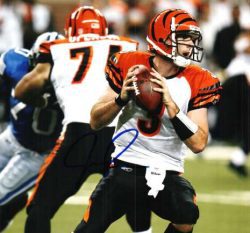 Autographed JEFF ROWE 8X10 Photo - Cincinnati Bengals