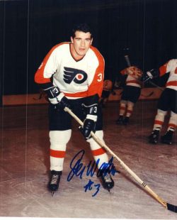 Autographed JOE WATSON 8X10 photo - Philadelphia Flyers