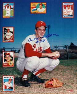 AUTOGRAPHED ART MAHAFFEY 8X10 photo  Philadelphia Phillies