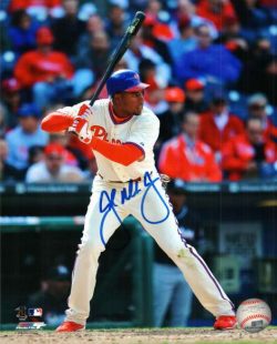 AUTOGRAPHED  photo JOHN MAYBERRY Phillies