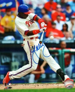 AUTOGRAPHED JOHN MAYBERRY JR 8X10 photo  Philadelphia Phillies