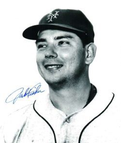 AUTOGRAPHED JACK FISHER New York Mets photo