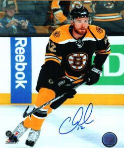 Autographed CHUCK KOBASEW 8x10 Boston Bruins  Photo