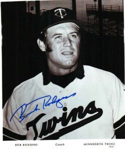 AUTOGRAPHED BUCK RODGERS -  Minnesota Twins photo
