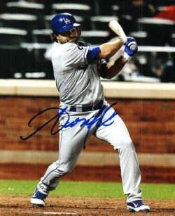 AUTOGRAPHED AARON MILES 8X10 Los Angeles Dodgers photo