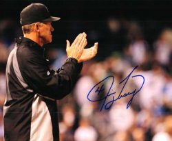 AUTOGRAPHED JIM TRACY 8X10 Colorado Rockies Photo
