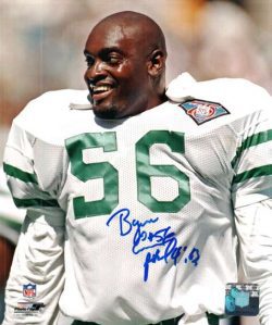 Autographed BYRON EVANS 8X10 Philadelphia Eagles Photo