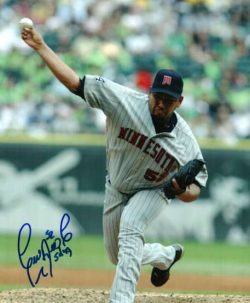 AUTOGRAPHED CARLOS SILVA -  Minnesota Twins photo