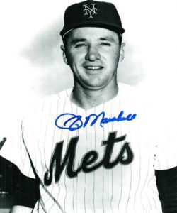 AUTOGRAPHED JIM MARSHALL 8x10 New York Mets photo