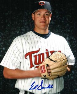 AUTOGRAPHED ERROL SIMONITSCH -  Minnesota Twins photo