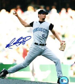 AUTOGRAPHED MIKE MACDOUGALD photo KC Royals