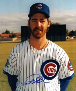 AUTOGRAPHED PAUL ASSENMACHER Chicago Cubs Photo