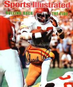 Autographed CHARLES WHITE photo -  USC