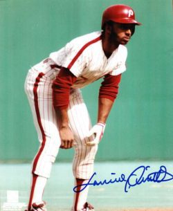 AUTOGRAPHED  LONNIE SMITH 8x10 Philadelphia Phillies Photo