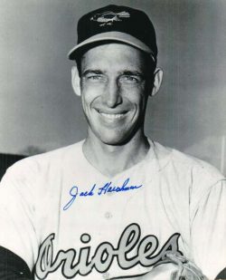 AUTOGRAPHED JACK HARSHMAN 8X10 Baltimore Orioles Photo