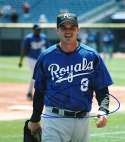 AUTOGRAPHED JOE MCEWING photo KC Royals