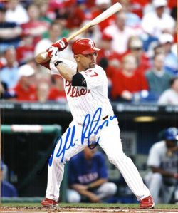 AUTOGRAPHED 8x10 photo PLACIDO POLANCO Philadelphia Phillies