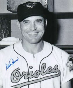 AUTOGRAPHED EDDIE ROBINSON photo Baltimore Orioles