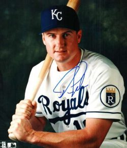 AUTOGRAPHED DEAN PALMER 8X10 Kansas City Royals Photo