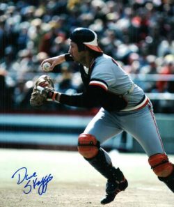 AUTOGRAPHED DAVE SKAGGS 8x10 Baltimore Orioles Photo