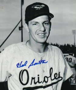 AUTOGRAPHED HAL SMITH photo  Baltimore Orioles