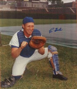 AUTOGRAPHED LEO BURKE 8x10 Chicago Cubs Photo
