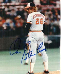 AUTOGRAPHED DON STANHOUSE 8X10 Baltimore Orioles Photo