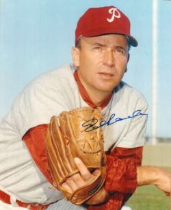 AUTOGRAPHED ED ROEBUCK  8x10 Philadelphia Phillies Photo