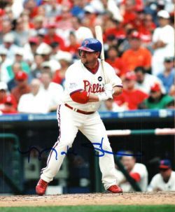 AUTOGRAPHED MATT STAIRS 8X10 photo  Philadelphia Phillies