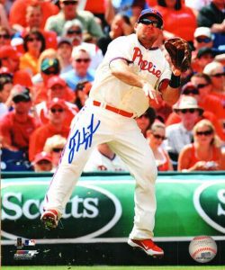 AUTOGRAPHED TY WIGGINTON photo Philadelphia Phillies