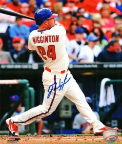 AUTOGRAPHED TY WIGGINTON 8x10 Philadelphia Phillies Photo
