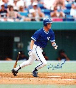AUTOGRAPHED KURT STILLWELL photo KC Royals